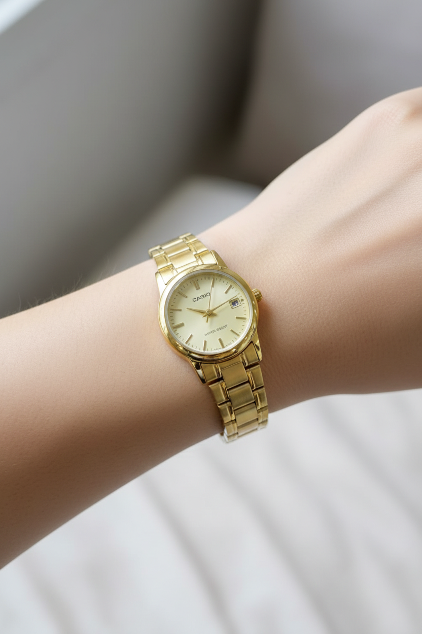 Reloj Casio REF 18301 - en muñeca femenina