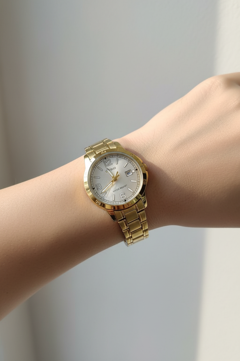 Reloj Casio REF 17503 - en muñeca femenina