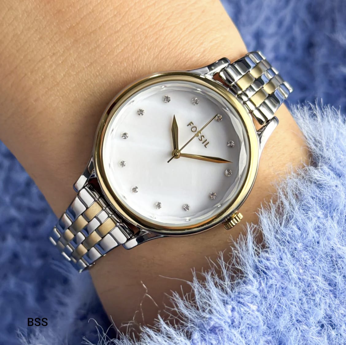 Reloj Fossil BSS Bicolor Blanco - imagen del producto