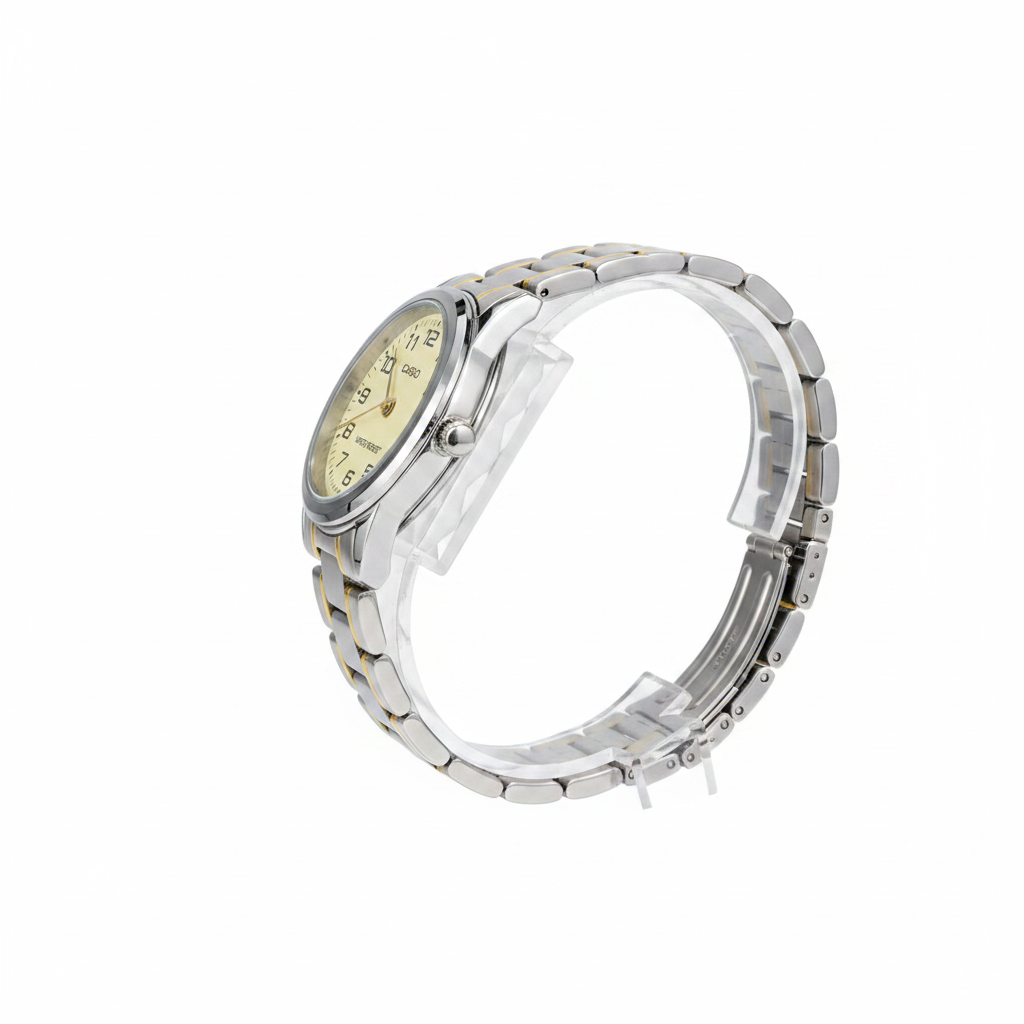 Reloj Casio bicolor - vista lateral catálogo