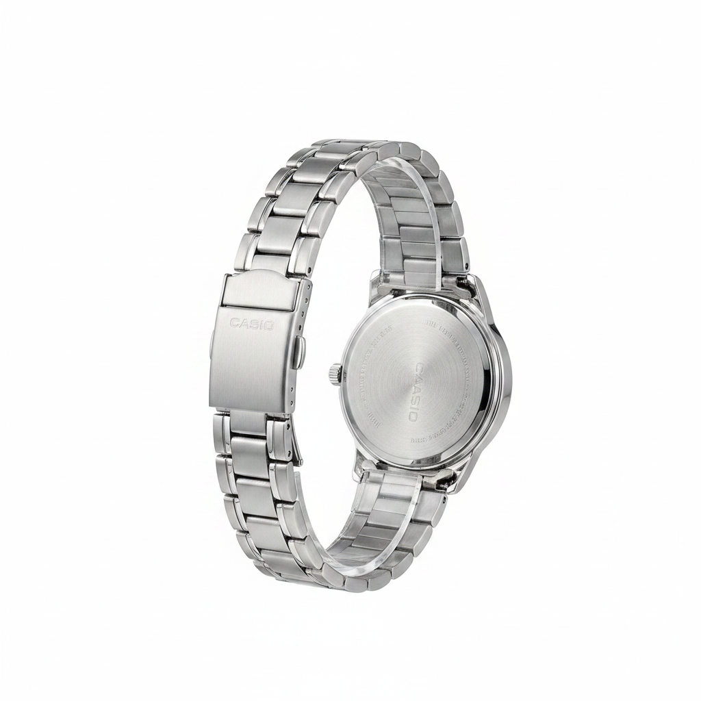 Reloj Casio dama — vista trasera caseback