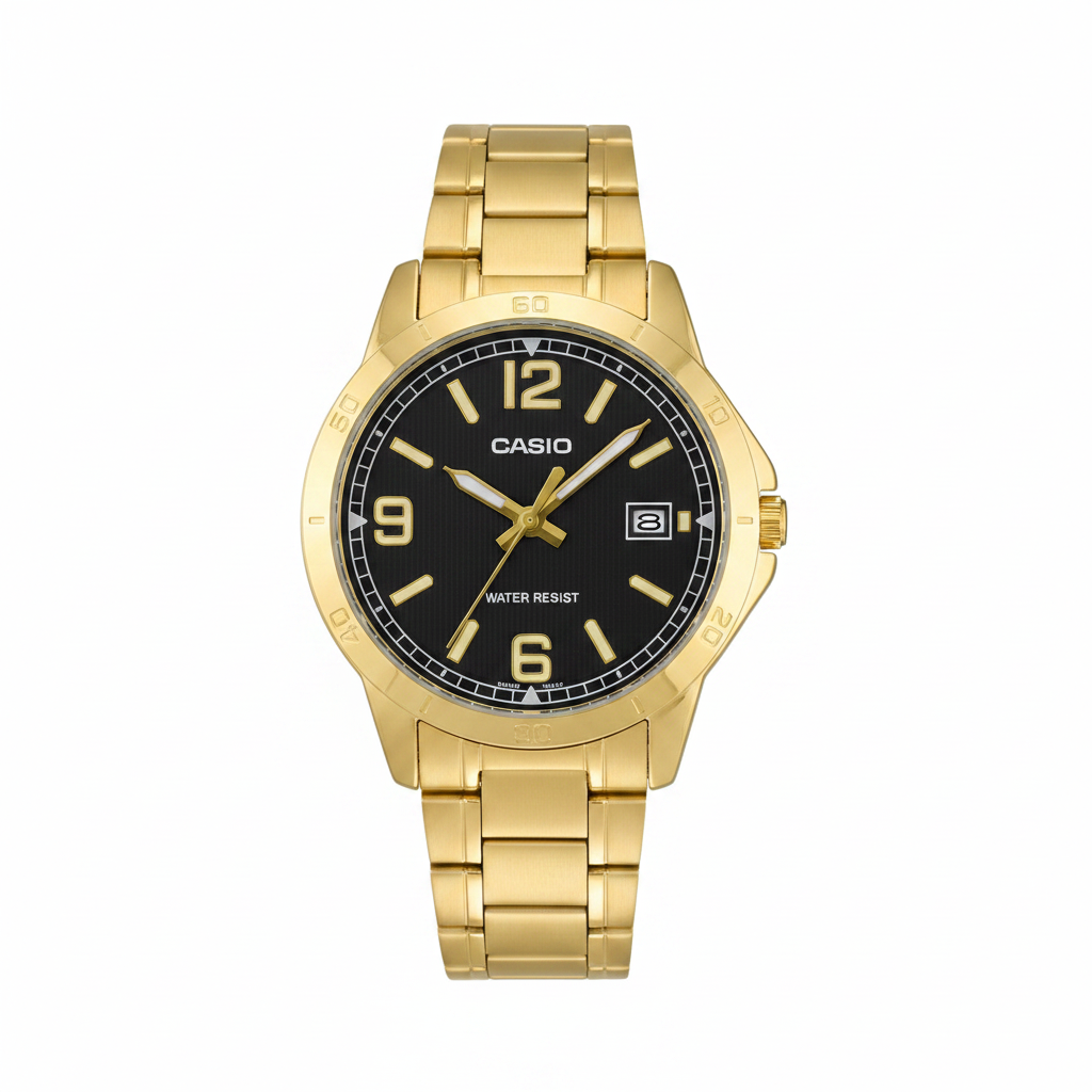 Casio Dorado Deportivo REF 18394 - vista frontal fondo blanco