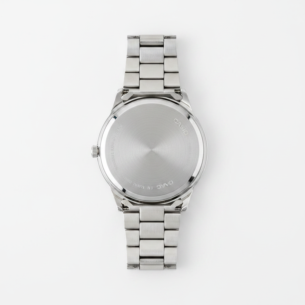 Casio Clásico REF 15598 - vista trasera fondo blanco