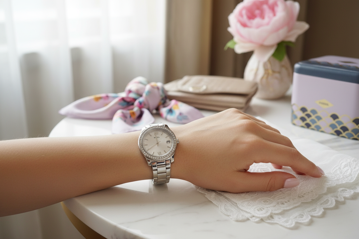 Reloj Fossil BRS Plateado - Lifestyle muñeca