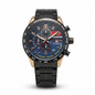 Reloj Curren negro azul rojo – frontal fondo blanco
