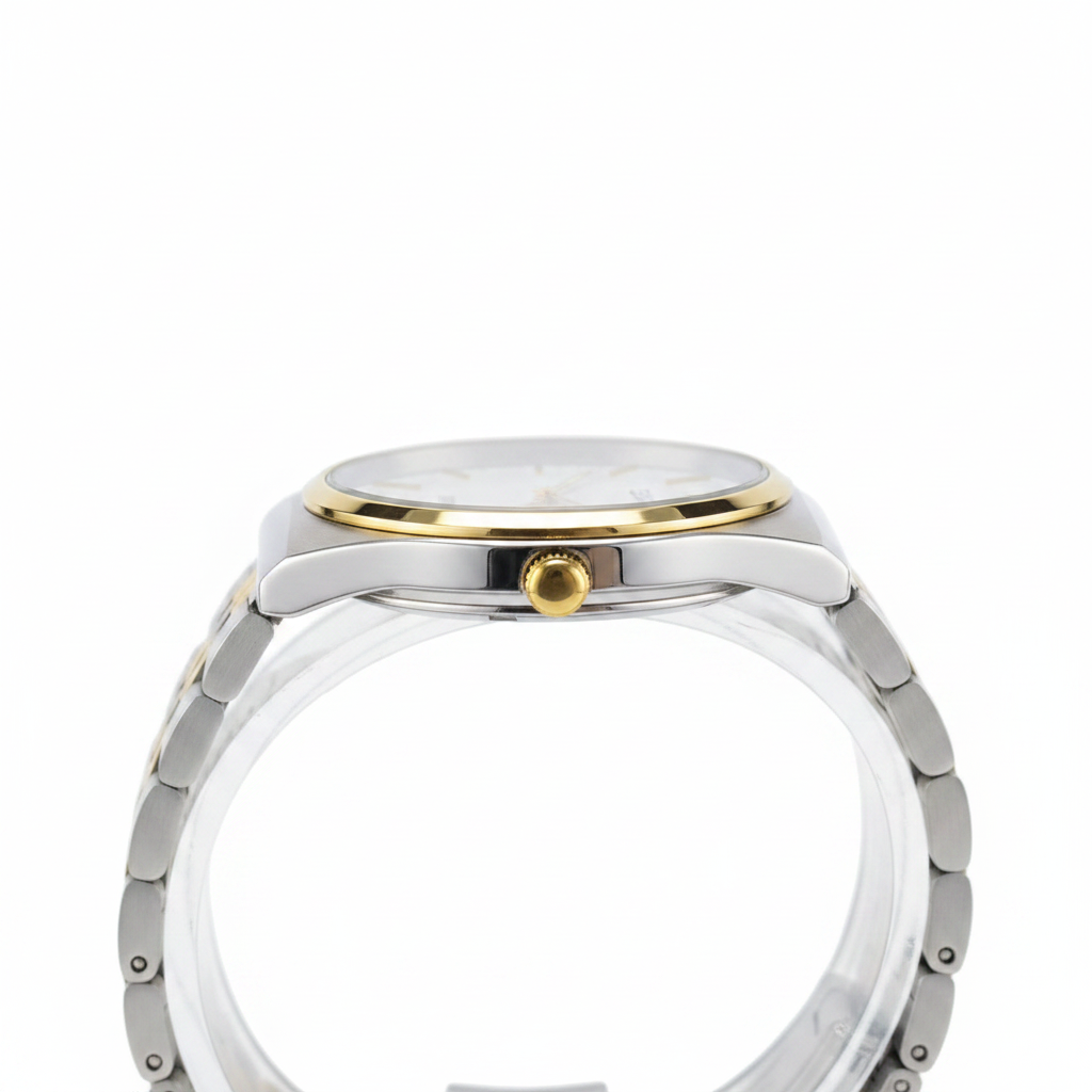 Casio Bicolor REF 18203 - vista lateral fondo blanco