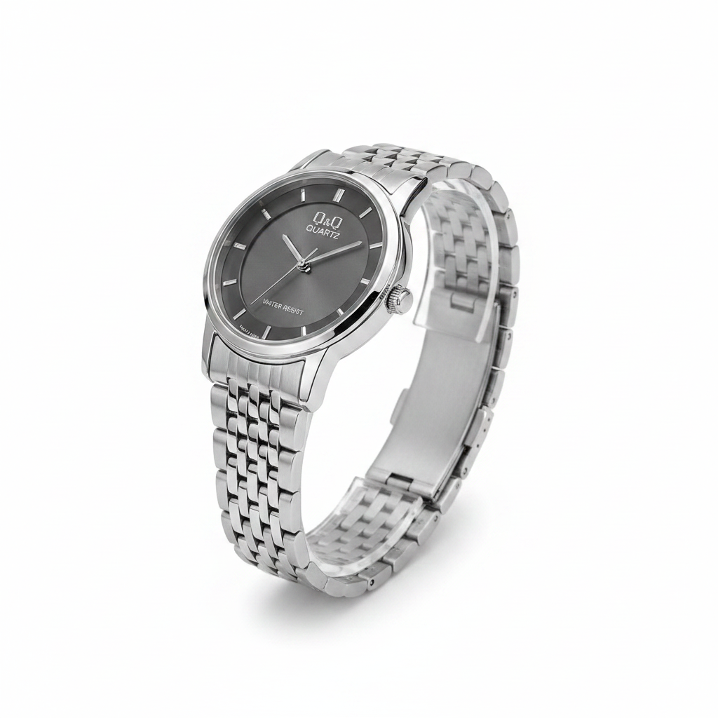 Reloj Q&Q gris antracita - vista lateral