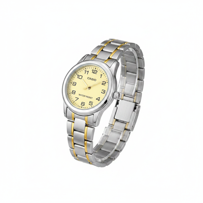 Reloj Casio bicolor - vista 3/4 catálogo