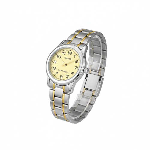 Reloj Casio bicolor - vista 3/4 catálogo