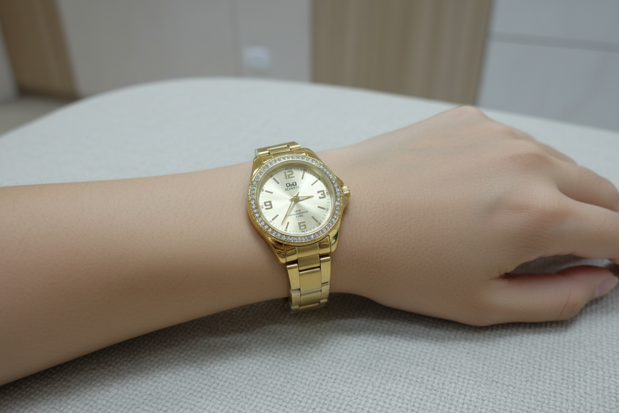 Reloj en muñeca femenina