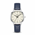 Reloj Q&Q minimalista azul marino - vista frontal