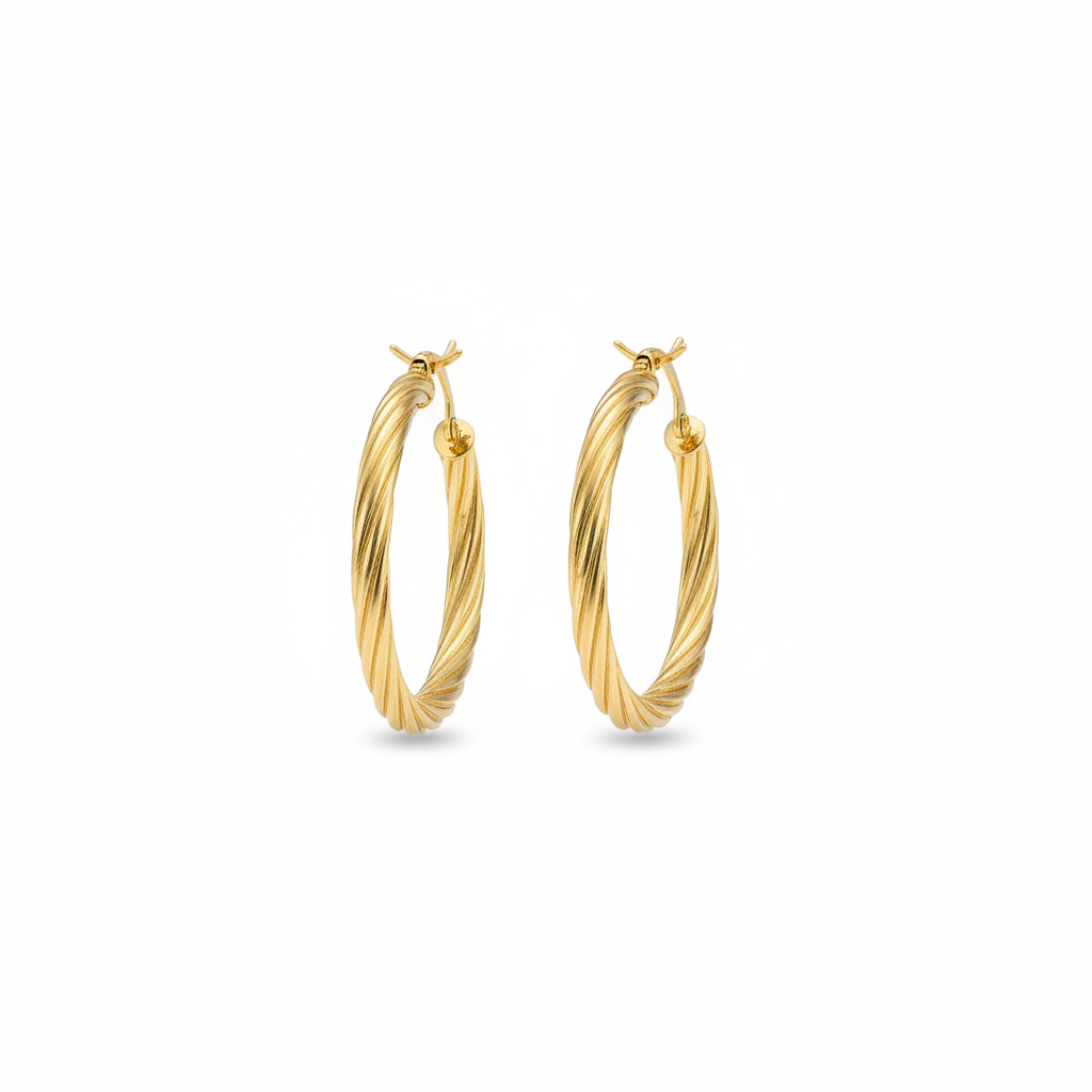 Candonga Oro Melcocha 18K fondo blanco