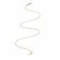 Cadena oro 18k sobre fondo blanco – foto de producto