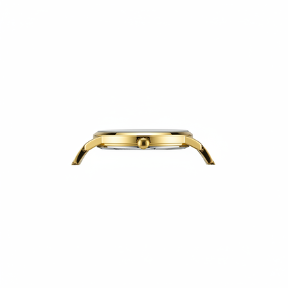 Casio Dorado REF 12519 - vista lateral fondo blanco