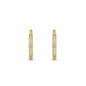 Argolla Oro 18K Zircones Pavé fondo blanco