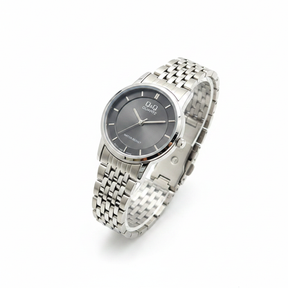 Reloj Q&Q gris antracita - vista diagonal