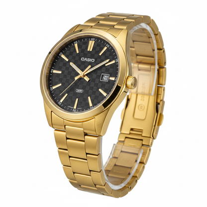 Casio Dorado REF 15093 - ángulo 45 grados fondo blanco