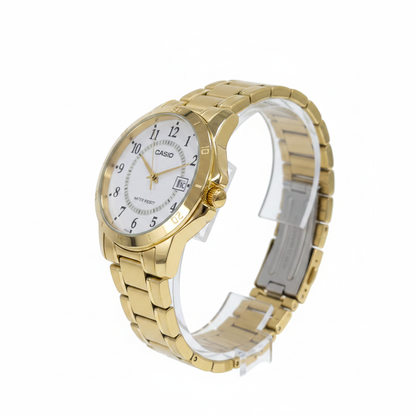 Casio Dorado REF 18593 - vista lateral fondo blanco