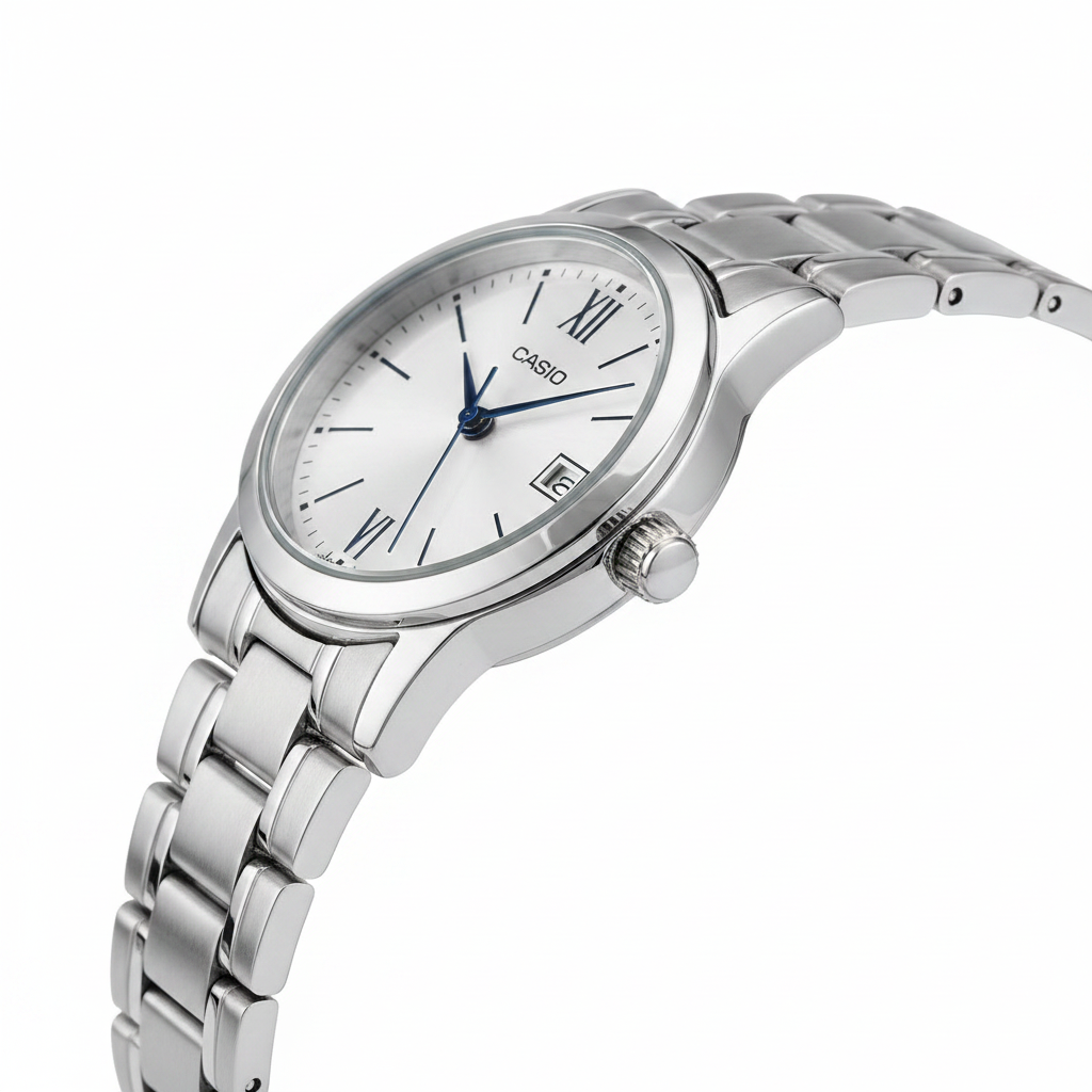 Reloj Casio dama — perfil lateral