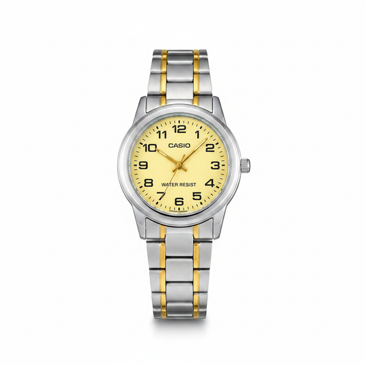 Reloj Casio bicolor - vista frontal catálogo