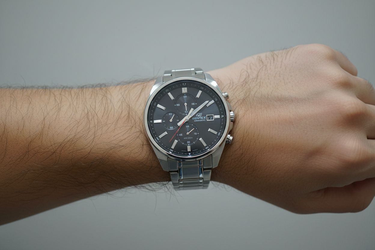 Casio Edifice Chronograph REF 18356 - en muñeca masculina