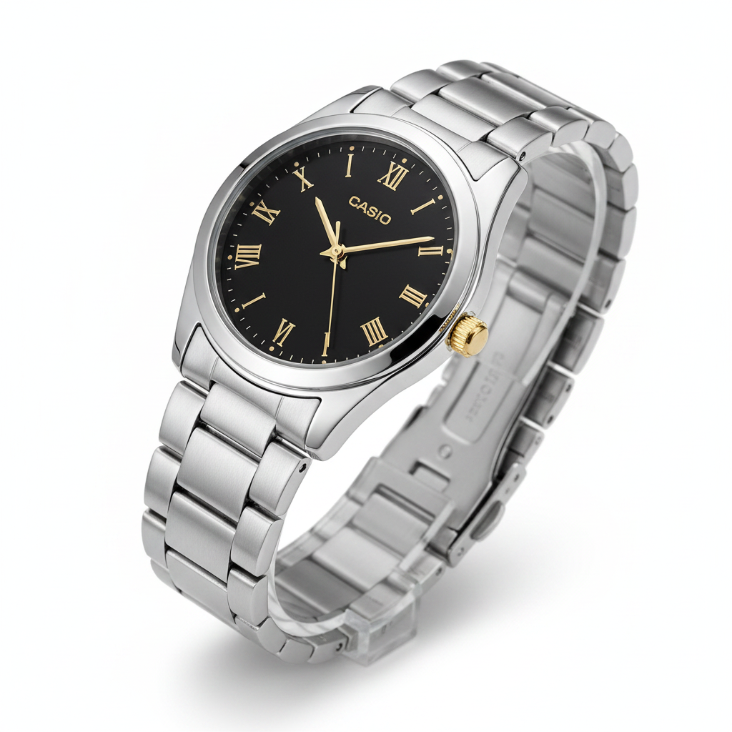 Casio Clásico REF 15881 - vista lateral fondo blanco