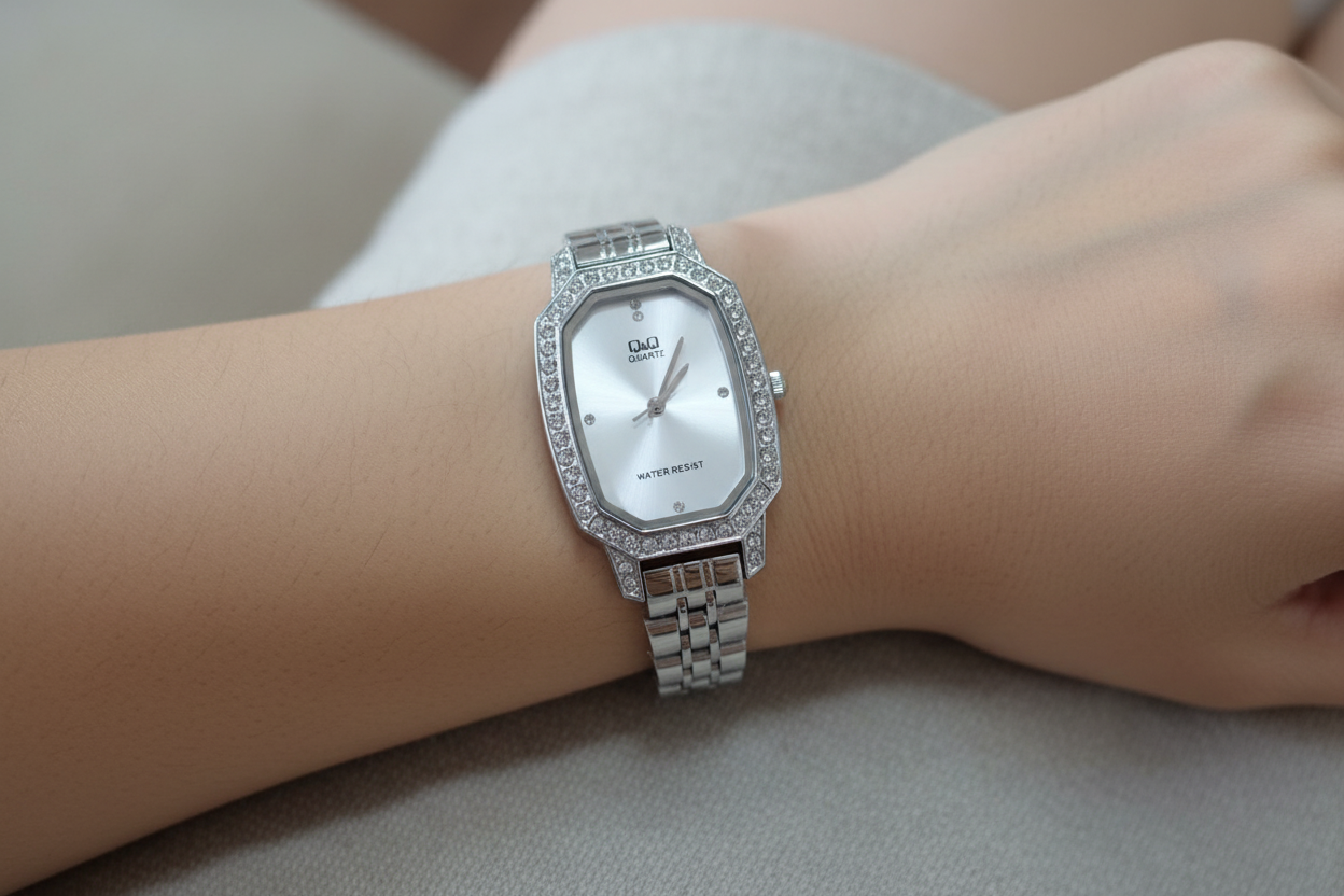 Reloj en muñeca femenina