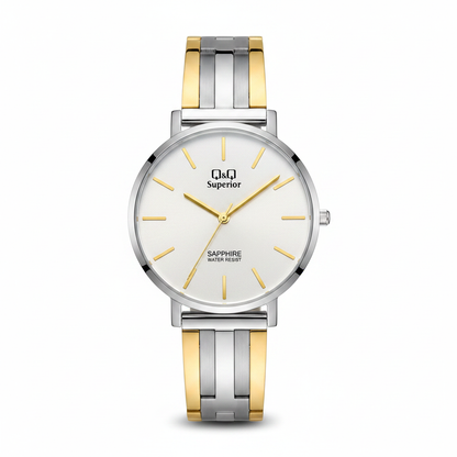 Q&Q Superior Bicolor REF 17511 - vista frontal fondo blanco