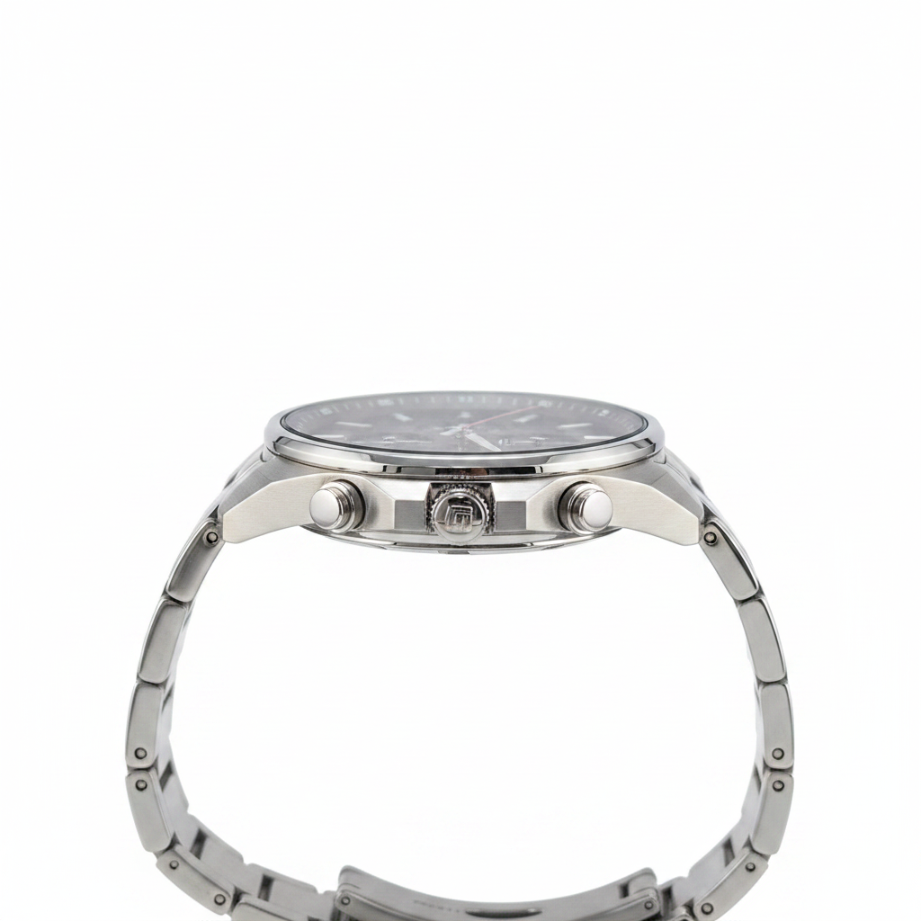 Casio Edifice Chronograph REF 18356 - vista lateral fondo blanco
