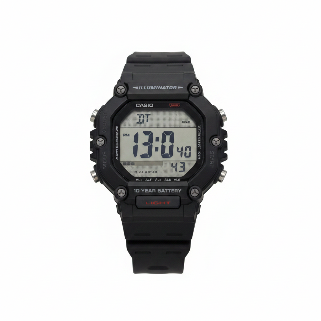 Casio Illuminator W-218H — vista frontal