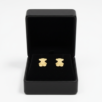 Topos osito oro 18K en estuche joyería