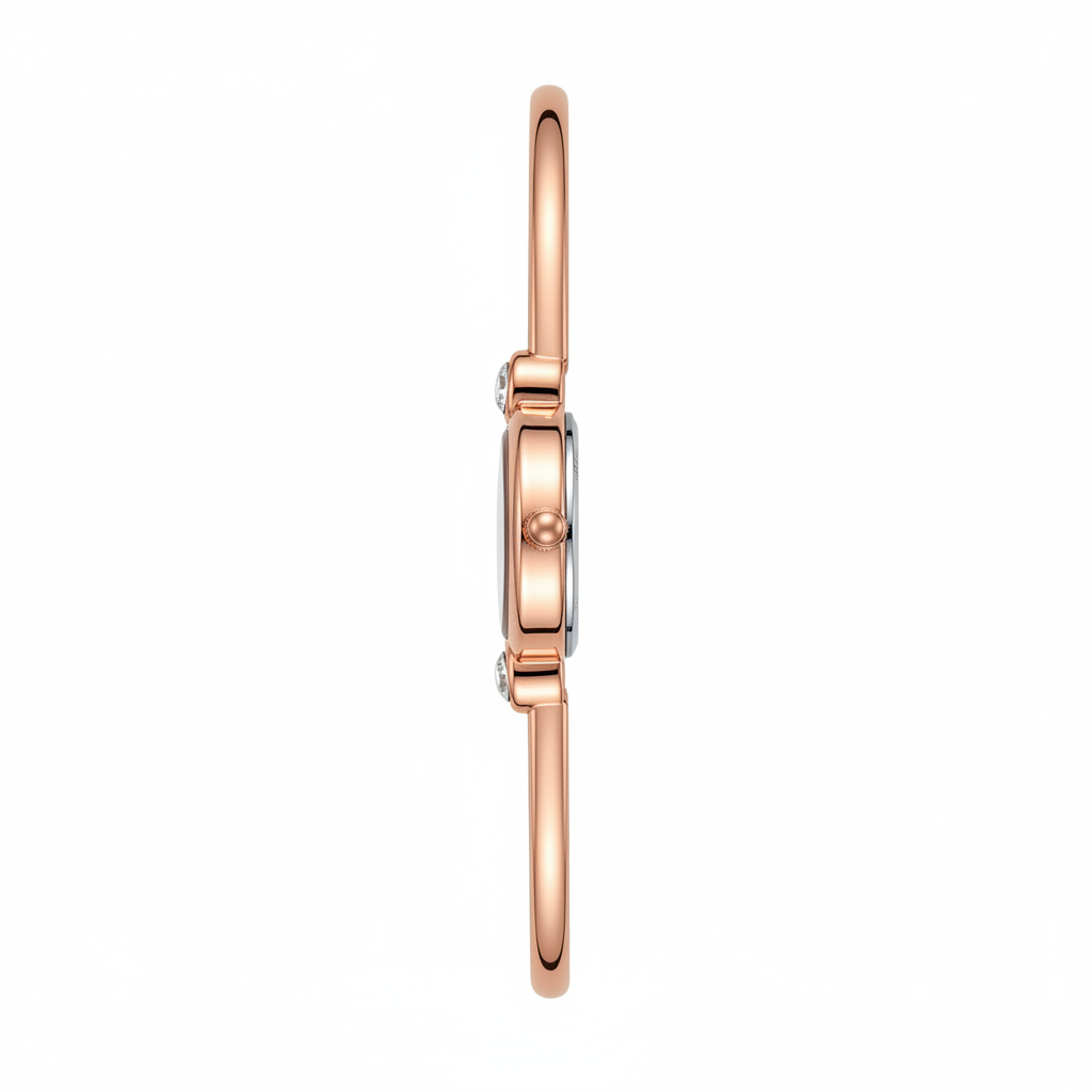 Reloj Q&Q rose gold bangle - vista lateral