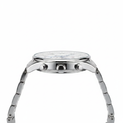 Reloj Curren plateado – perfil lateral
