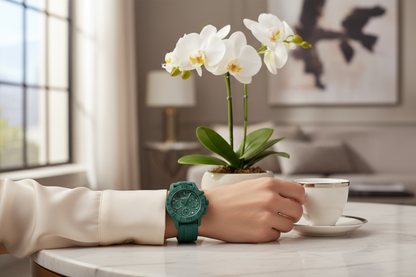 Reloj Guess REA Verde - Lifestyle muñeca