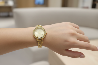 Reloj en muñeca femenina