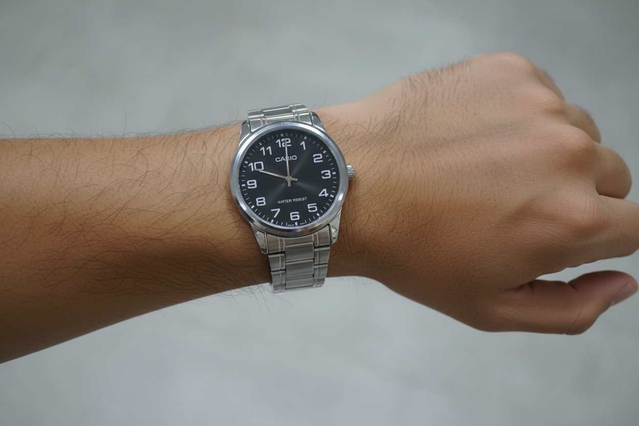 Casio Clásico REF 15598 - en muñeca masculina