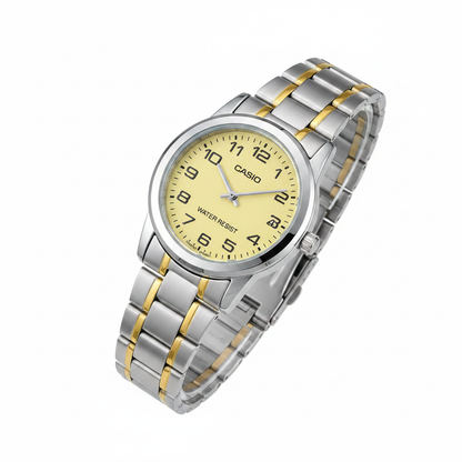 Reloj Casio bicolor - vista diagonal catálogo