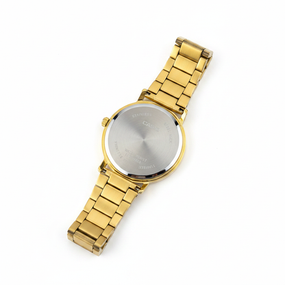 Casio Dorado REF 12519 - vista trasera fondo blanco