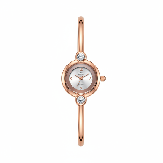 Reloj Q&Q rose gold bangle - vista frontal