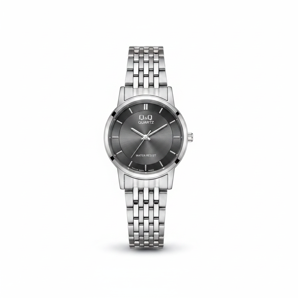 Reloj Q&Q gris antracita - vista frontal