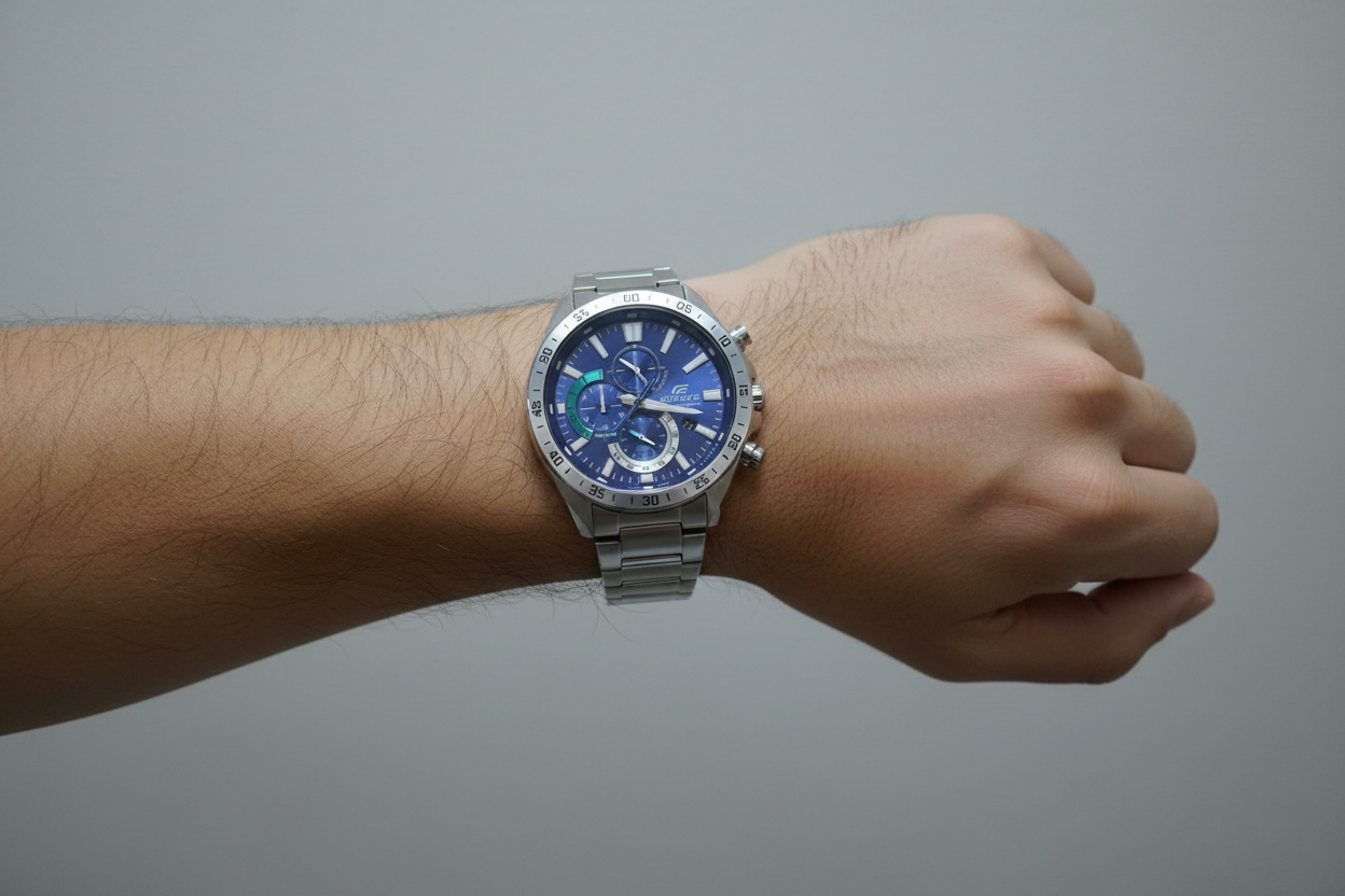Casio Edifice Chronograph REF 18355 - en muñeca masculina