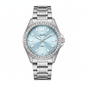 Reloj Q&Q escafandro azul hielo - vista frontal