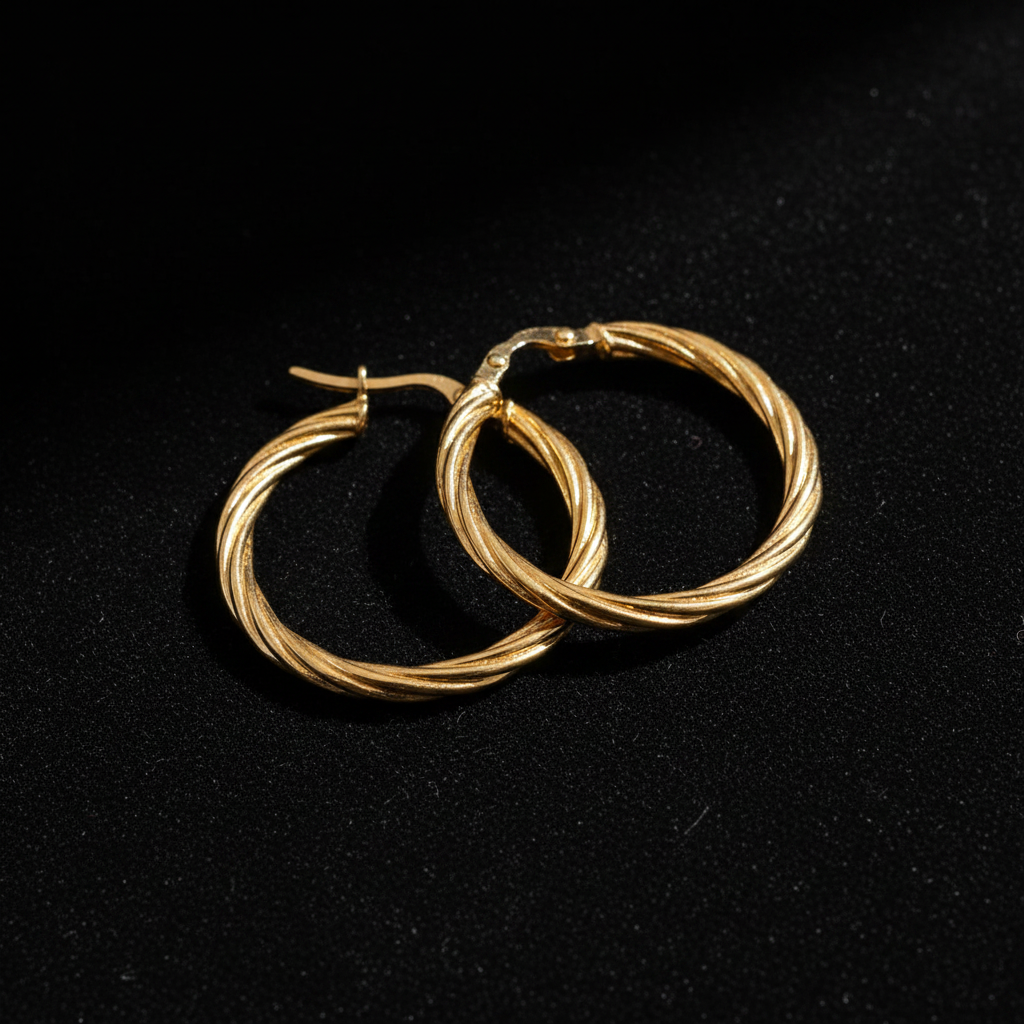 Candonga Oro Melcocha 18K fondo negro editorial
