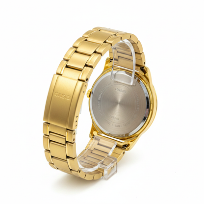 Casio Dorado REF 15041 - vista trasera fondo blanco