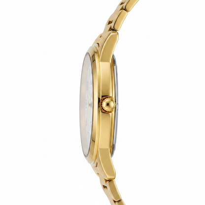 Casio Dorado REF 15041 - vista lateral fondo blanco