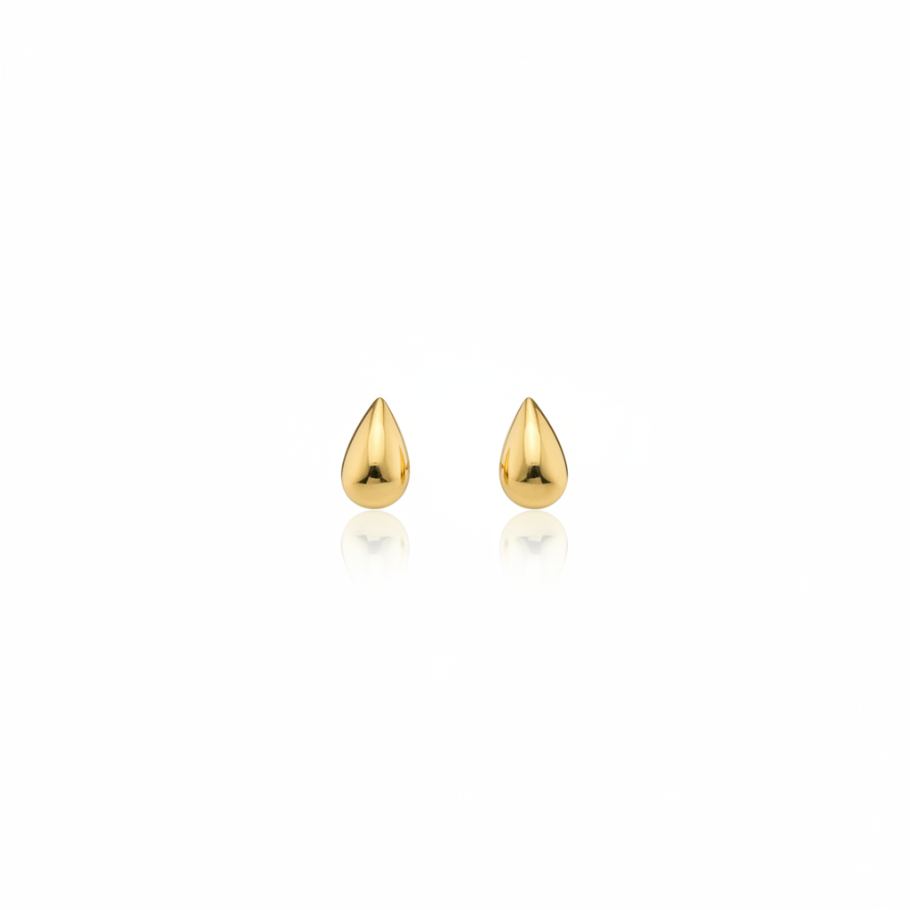 Topos gota oro 18k fondo blanco